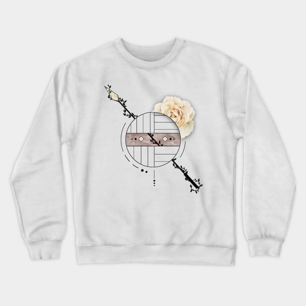 Archer rose Crewneck Sweatshirt by Narwên